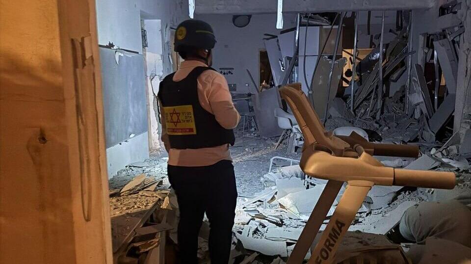 זירת נפילה ברמת גן