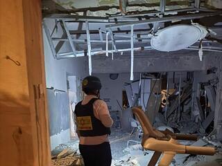 זירת הנפילה ברמת גן 