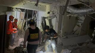 זירת הפגיעה ברמת גן