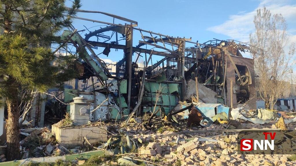 נזקי התקיפות באוניברסיטת שהיד בהשתי