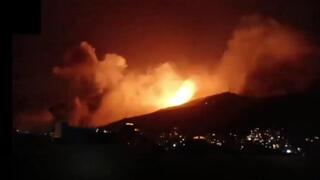 תיעוד מהתקיפות בטהרן