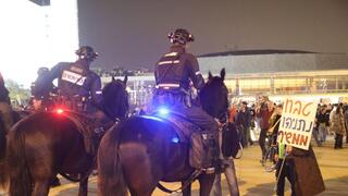 הפגנה בכיכר הבימה