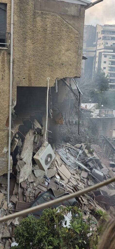 Место поражения в Хайфе (Фото в соответствии с параграфом 27א Закона об авторских правах ) הפגיעה בחיפה