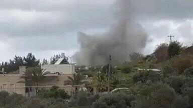 נפילה בצפון בעקבות ירי מלבנון