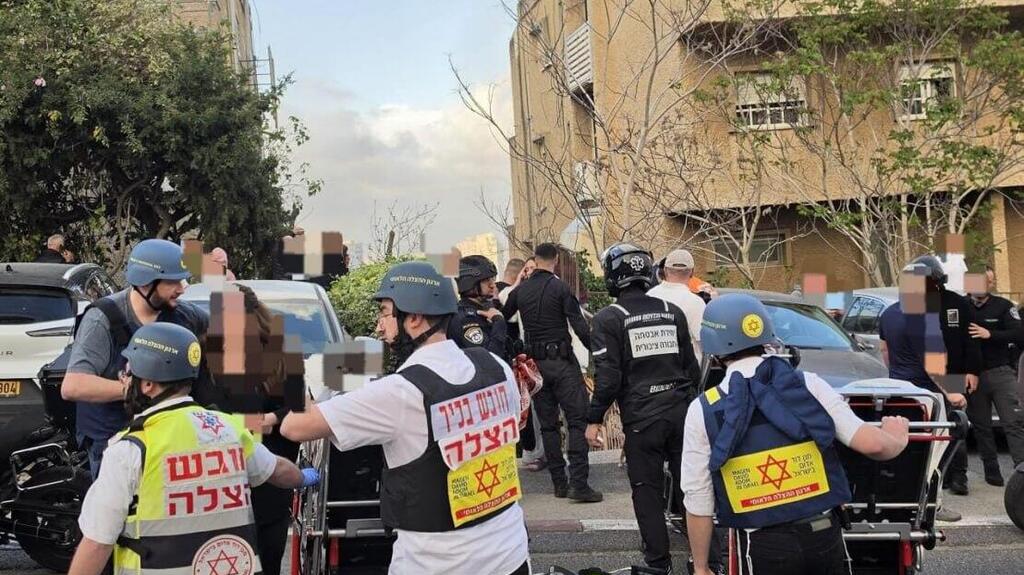 זירת הפגיעה בחיפה