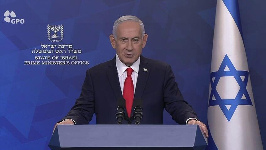 Photo: Omer Miron, GPO נתניהו מברך את טראמפ