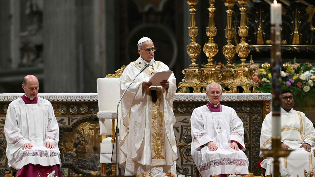 Pope Leo XIV presides over the Easter vigil as part of the Holy Week celebrations, at St Peter's basilica in the Vatican (Photo: Andreas Solaro/ AFP) Pope Leo XIV presides over the Easter vigil as part of the Holy Week celebrations, at St Peter's basilica in the Vatican