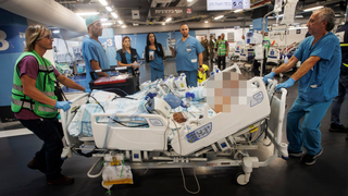 חולים במתחם תת-קרקעי בבית החולים רמב"ם בימי שאגת הארי