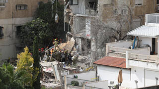 חיפוש אחר נעדרים בזירה בחיפה