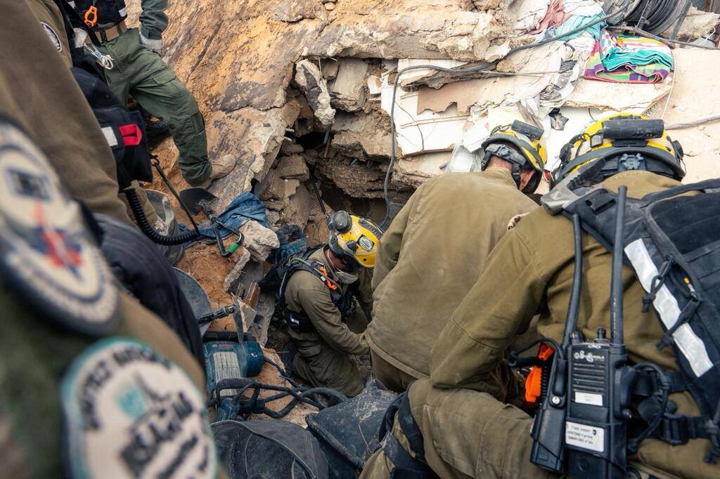 מאמצי החילוץ בזירה בחיפה