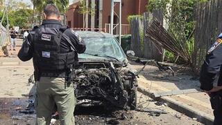 חבלן בזירת נפילה בפתח תקווה