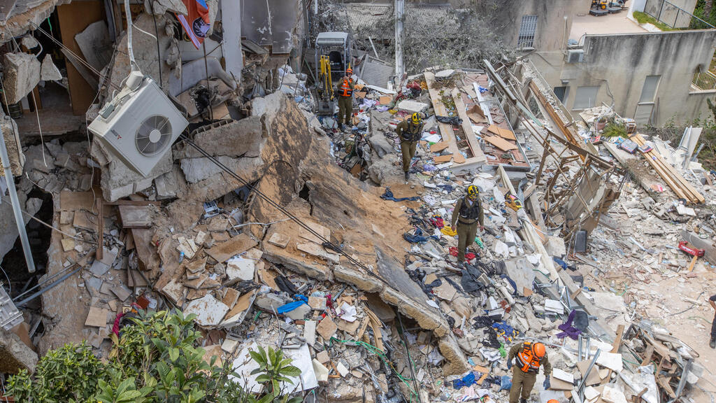 ההרס בזירה בחיפה