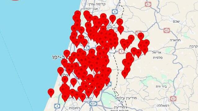  Тревога в центре Израиля