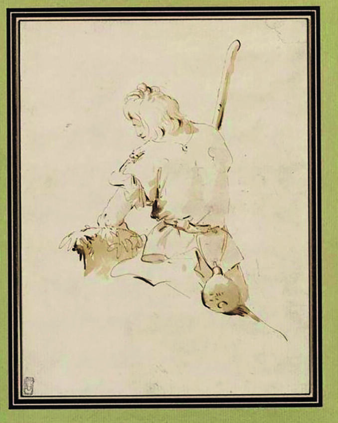 "רועה" - ג'ובאני בטיסטה טייפולו - נבזז מאוסף שטראוס