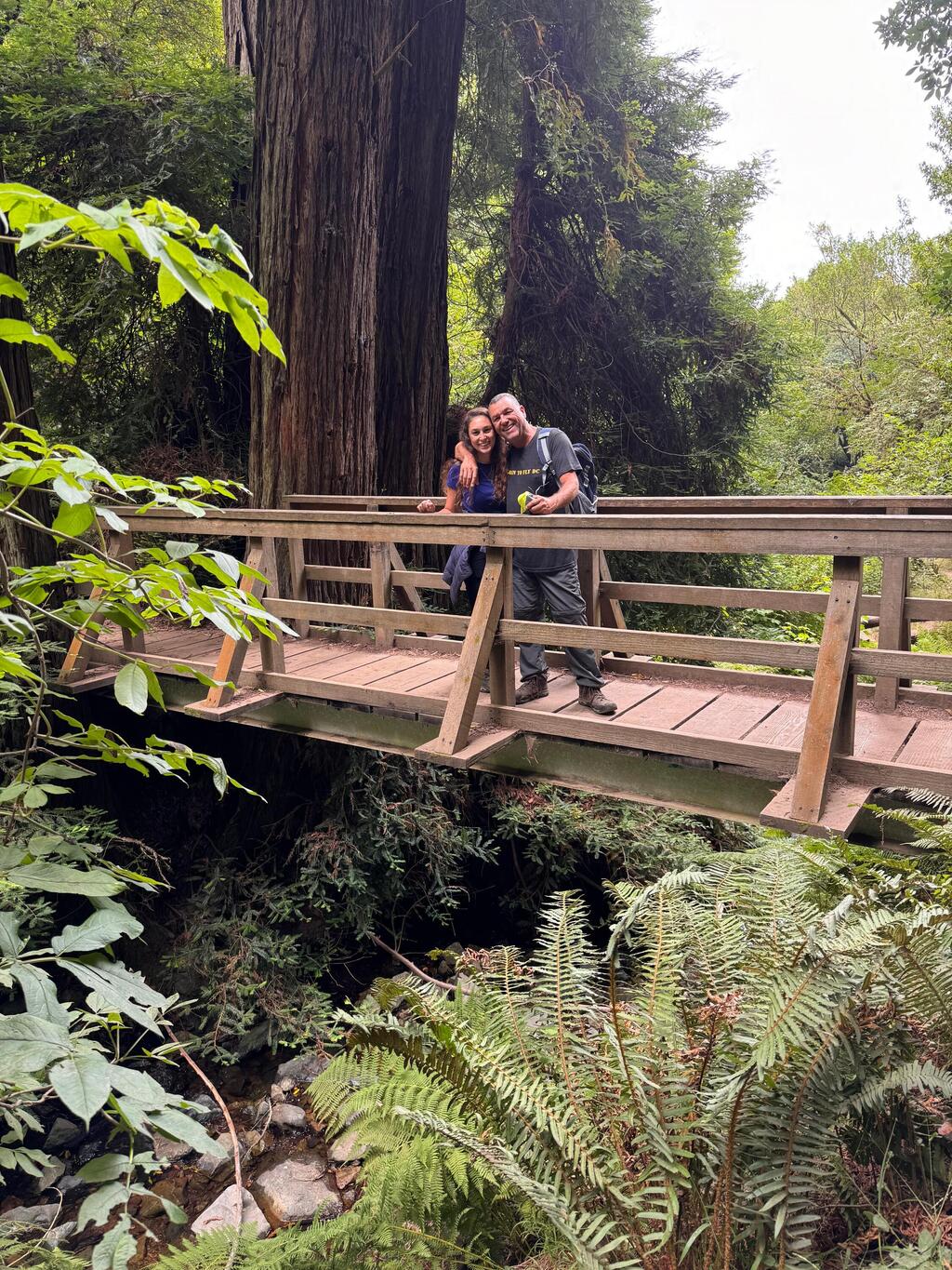 טיול רגלי עם אבא באזור סן פרנסיסקו