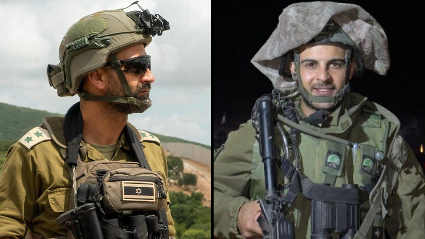 Lt. Col. Alim Abdallah and Lt. Col. Salman Habaka 