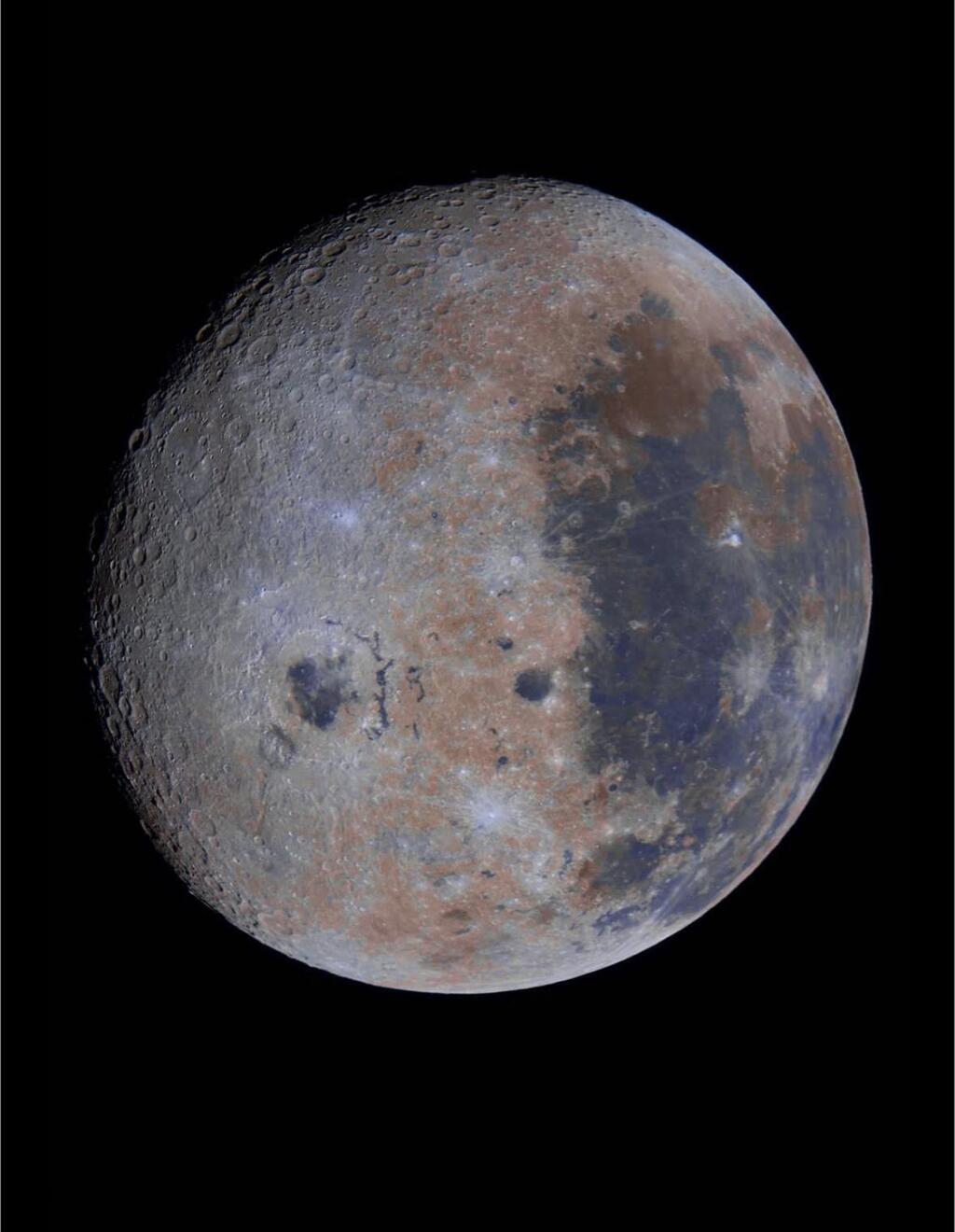 הירח כפי שצולם על ידי האסטרונאוטים