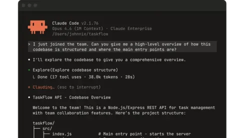 קלוד קוד בטרמינל