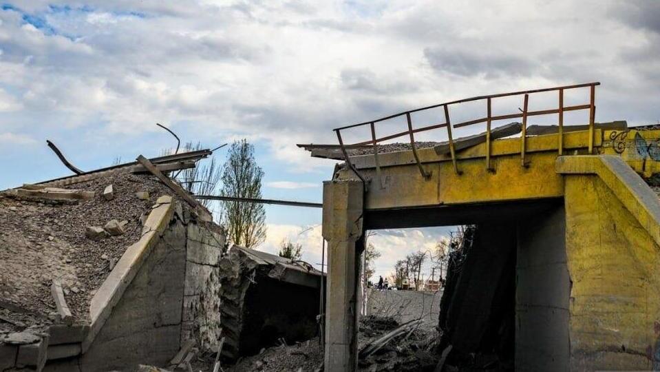 מסילת הרכבת שהותקפה