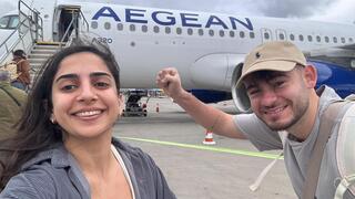 תומר שפירא ושחר עמיאל בדרך לכנס