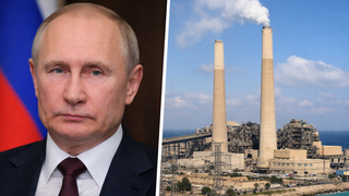 Владимир Путин и электростанция "Орот Рабин" 