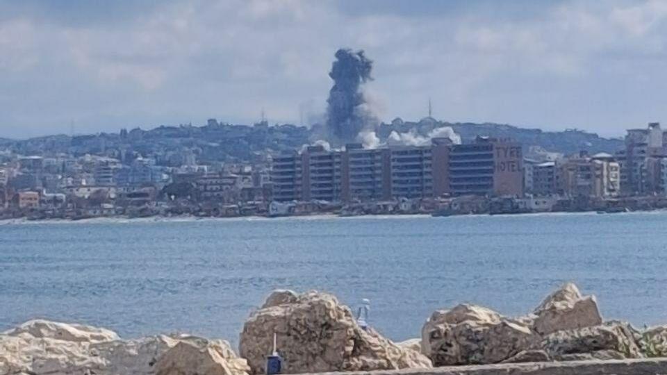 תקיפההמבנה המאוים בצור בדרום לבנון