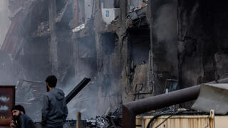 הרס רב כתוצאה מתקיפות בביירות