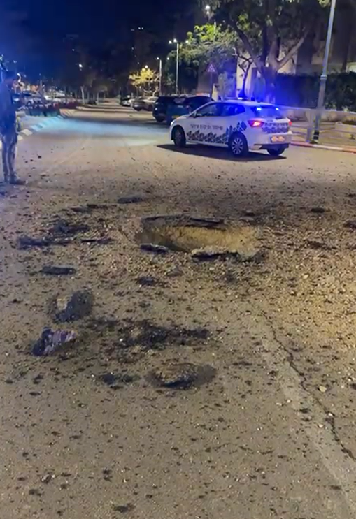 זירת נפילה בבאר שבע