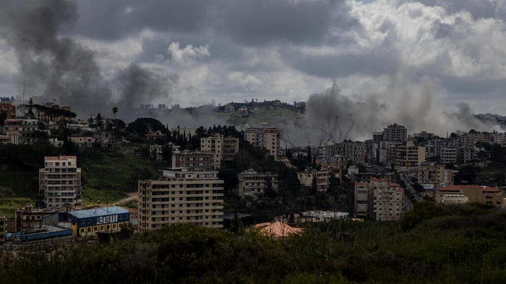 הרס רב כתוצאה מתקיפות בביירות