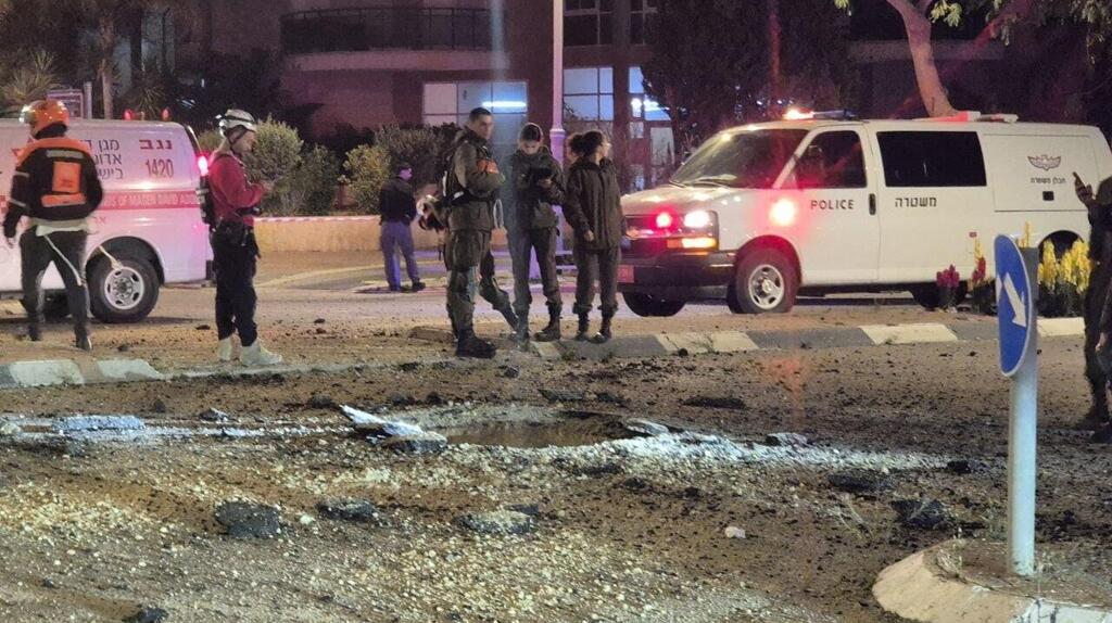 זירת נפילה בבאר שבע