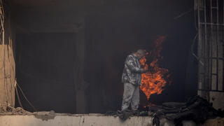 הרס רב כתוצאה מתקיפות בביירות