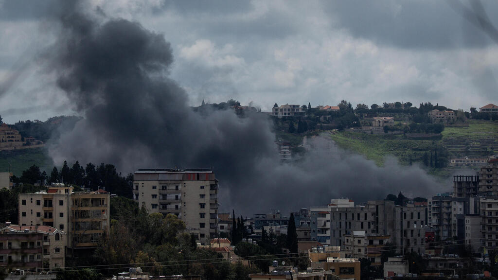 הרס רב כתוצאה מתקיפות בביירות