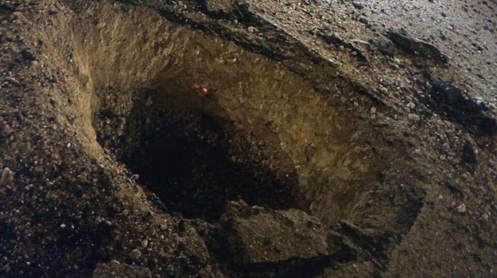 זירת נפילה בבאר שבע