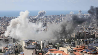 צה"ל שוב תקף בביירות, אחרי גל תקיפות בלבנון
