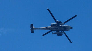 מסוק צה"ל חיל האוויר מעל גבול לבנון