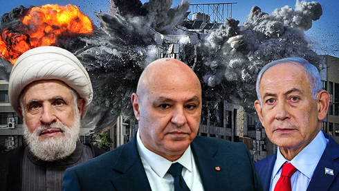 Hezbollah Secretary-General Qassem, Lebanese President Aoun, Prime Minister Benjamin Netanyahu 