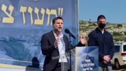 סמוטריץ': תהיה רגל מדינית מסיימת שתרחיב את גבולותינו