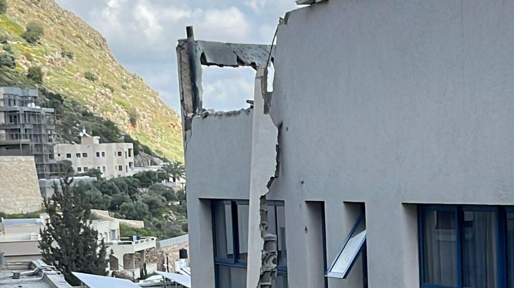 זירת הפגיעה בדיר אל אסד