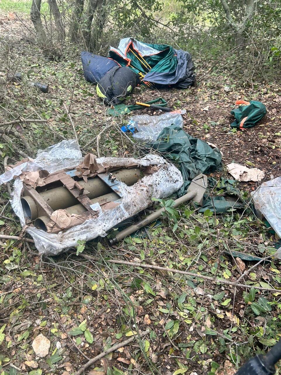 אמל"ח שאיתרו לוחמי חטיבה 401 בדרום לבנון