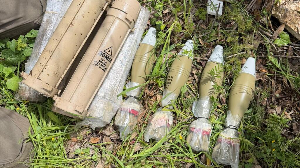 אמל"ח שאיתרו לוחמי חטיבה 401 בדרום לבנון