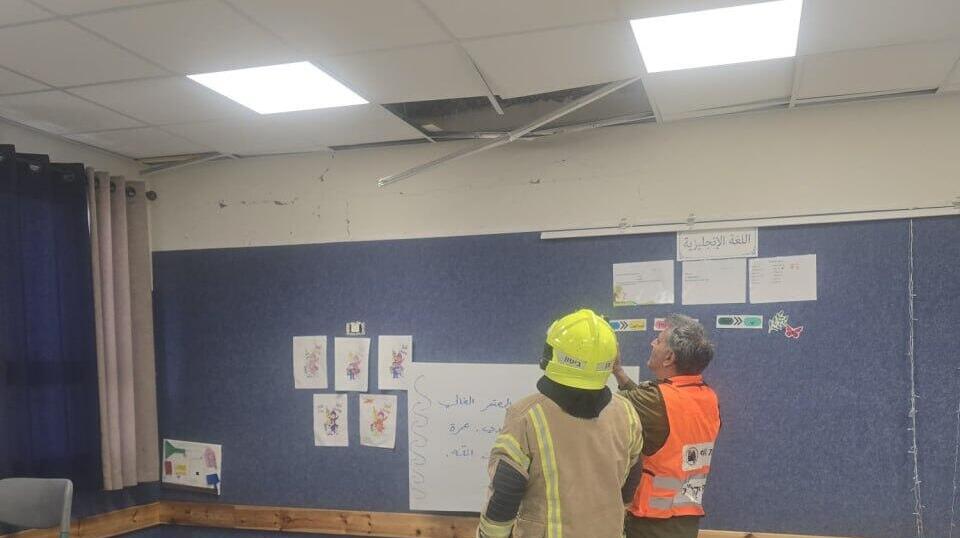 זירת הפגיעה בדיר אל אסד