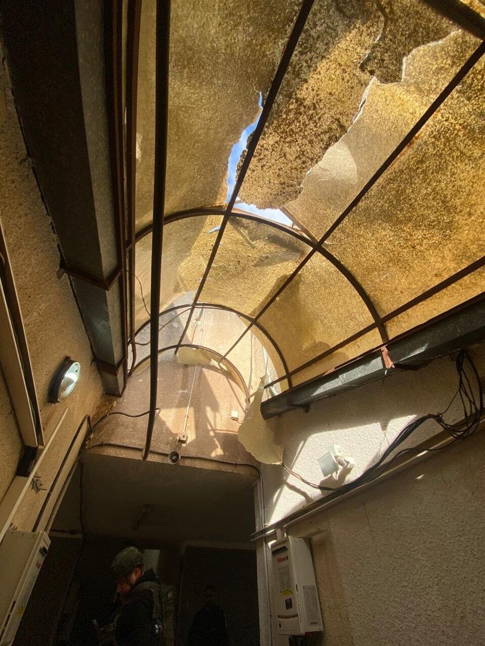 פגיעה ישירה במשגב עם