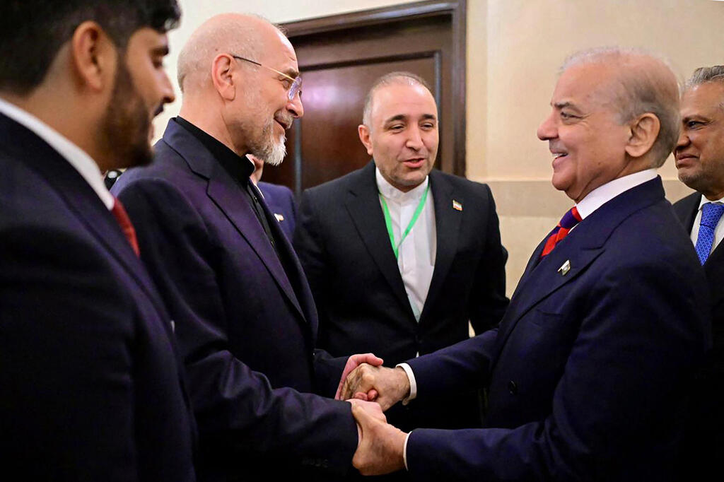 יו"ר הפרלמנט האיראני וראש ממשלת פקיסטן