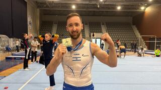 ארטיום דולגפיאט עם הזהב בגביע העולם בקרואטיה