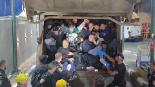 מעל ל-60 שב"חים במשאית זבל