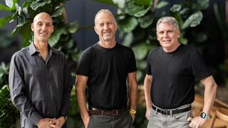 השותפים המייסדים (מימין לשמאל) גיל פרידלנדר, חן לינצ'בסקי וג'ייסון וולף