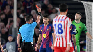 פאו קובארסי סופג אדום במפגש הראשון מול אתלטיקו