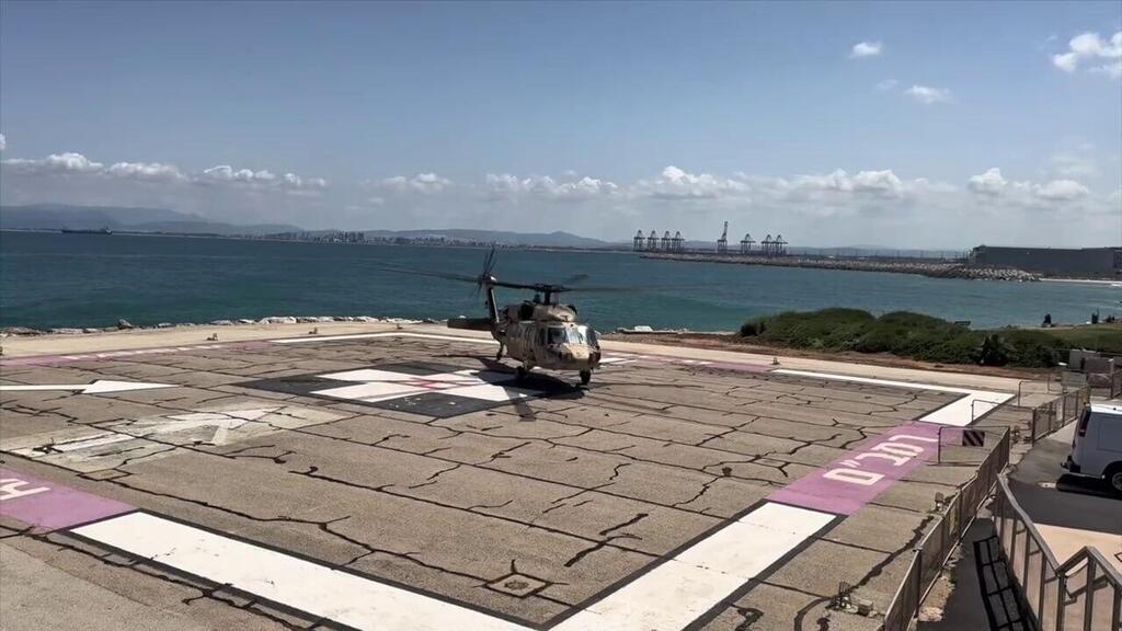 פנוי לוחמי צה"ל שנפצעו בלבנון לביה"ח רמב"ם 