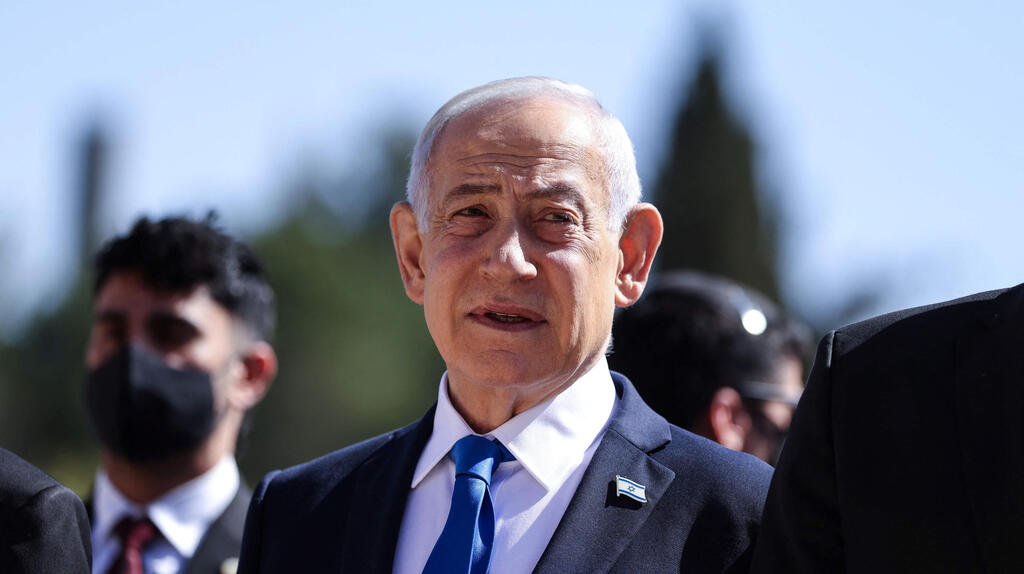 רה"מ בנימין נתניהו בטקס הנחת הזרים ביד ושם