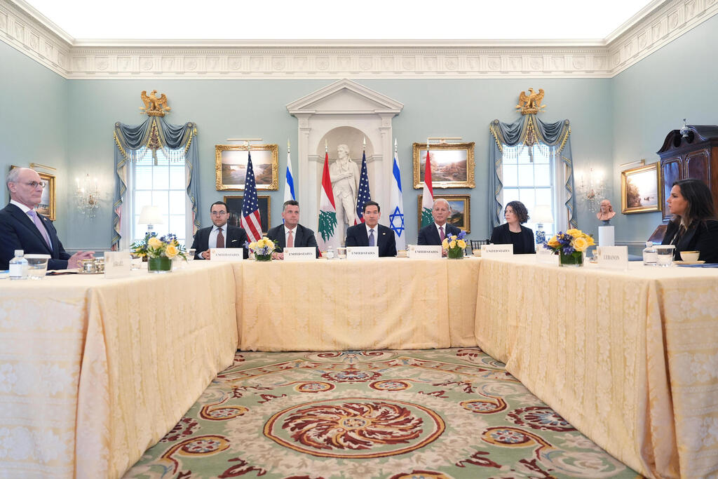 פגישת המשא ומתן בין שגרירת לבנון לשגריר ישראל בארה"ב